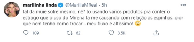 Marília Mendonça desabafa sobre acne no Twitter