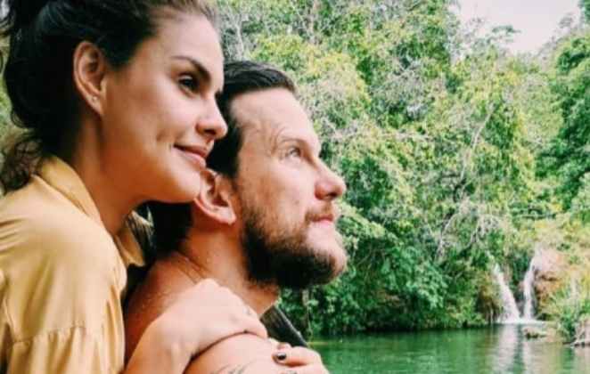 Paloma e o namorado Dudu Pelizzari