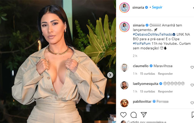 Musa exibe mega decote e causa alvoroço na internet