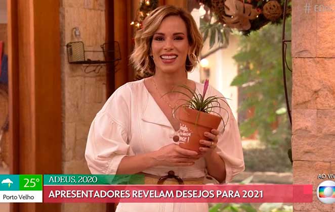 Ana Furtado comentou desejos para 2021 no É de Casa