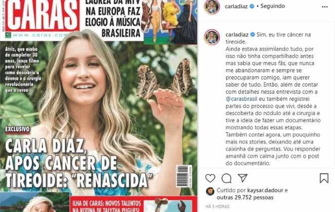 Publicação de Carla Diaz