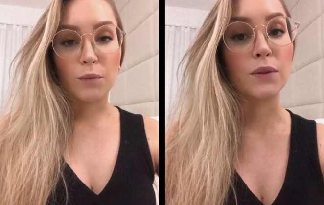 Carla fala da doença em vídeo