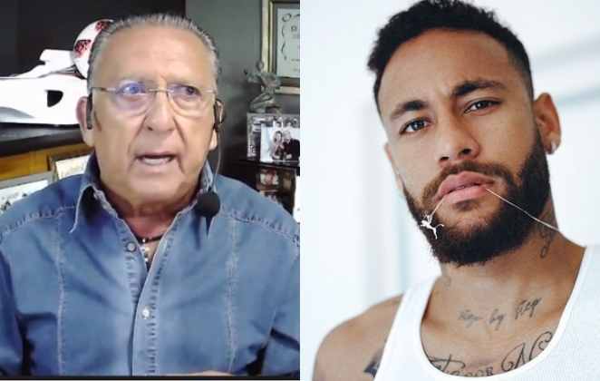 Galvão Bueno soltou o verbo contra Neymar