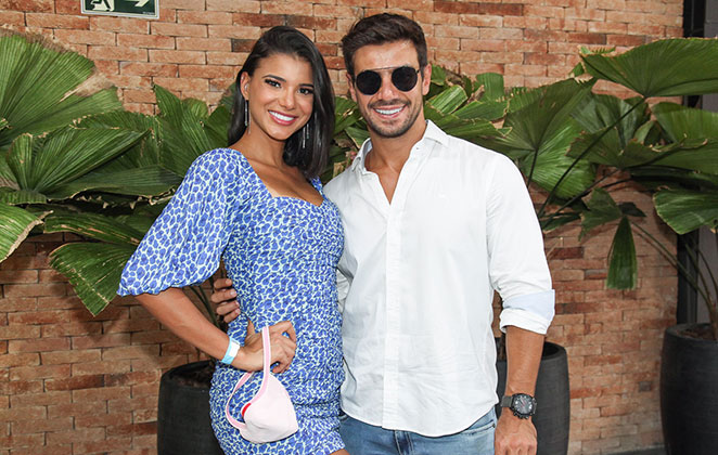 Jake e Marino curtiram almoço juntinhos