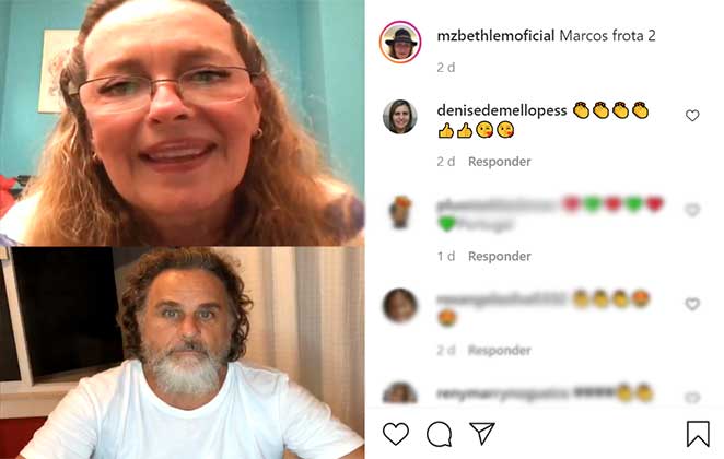 Live de Maria Zilda com Marcos Frota