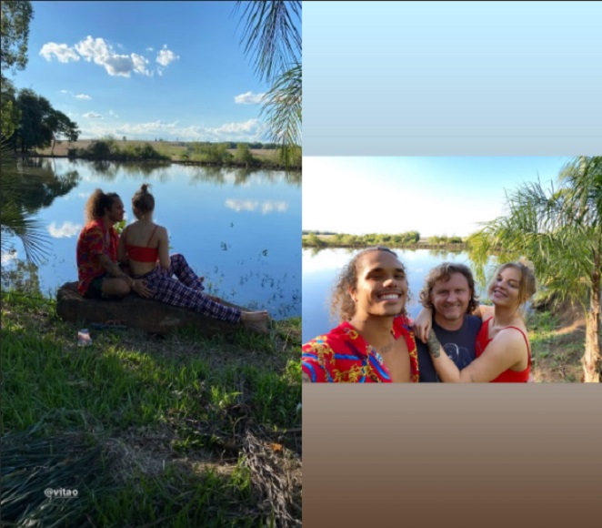 Luisa Sonza e Vitão passaram uns dias no interior do Rio Grande do Sul