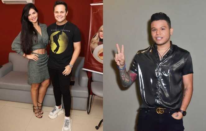 Jorge (da dupla com Matheus) e Tierry gravaram com Gabi Martins