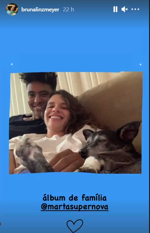 Bruna Lizmeyer mostra momento família!