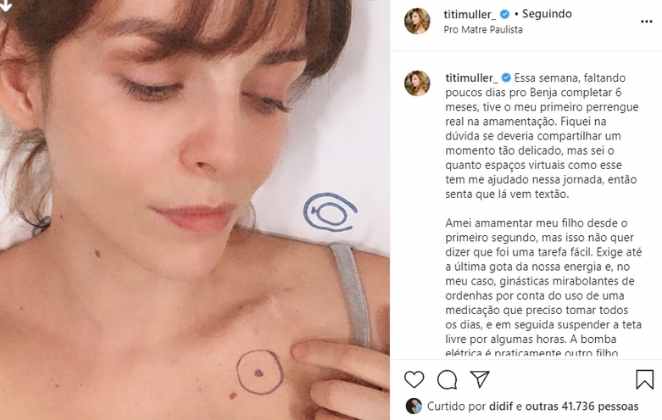 Postagem de Titi Muller