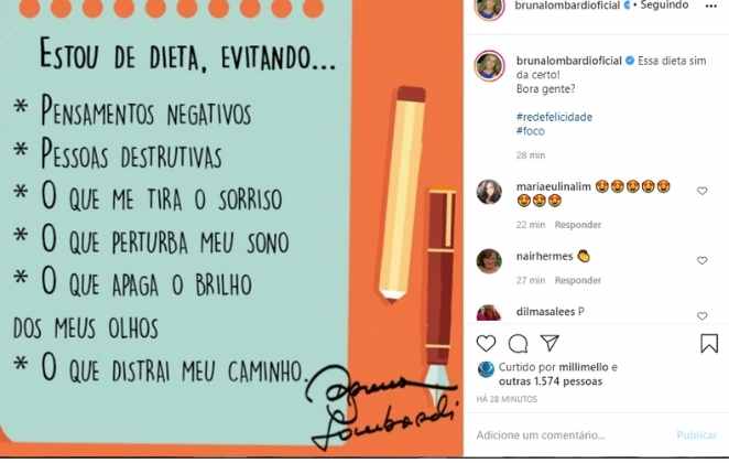 Dieta de Bruna Lombardi