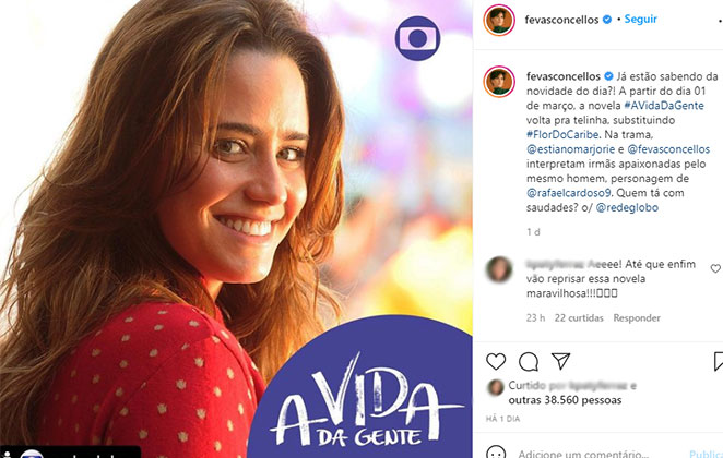 Público ovacionou o retorno de A Vida da Gente