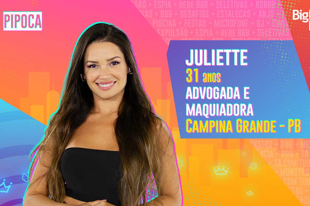 A advogada e maquiadora Juliette tem 31 anos, é natural de Campina Grande e hoje mora na capital paraibana com uma amiga