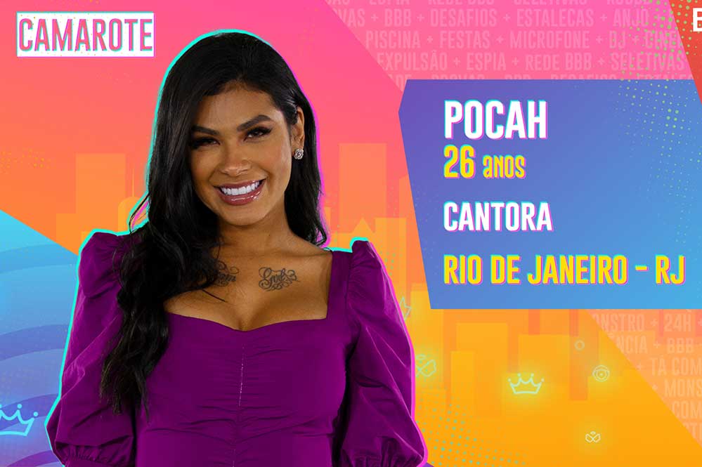 A cantora Pocah, de 26 anos, nasceu no município de Queimados e foi criada em Duque de Caxias, ambos no Rio de Janeiro. O nome artístico tem origem na semelhança física com a personagem da Disney Pocahontas, apontada desde criança