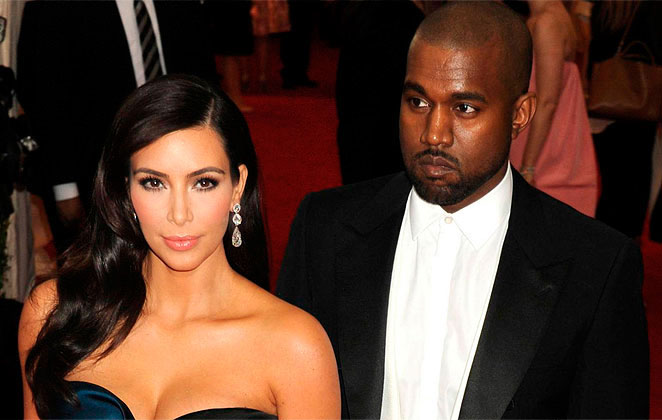 1.Kim Kardashian e Kanye West