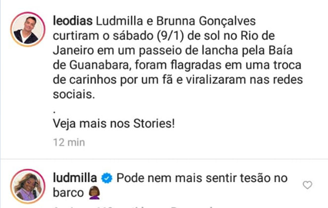 Ludmilla nega gravidez de Brunna Gonçalves 
