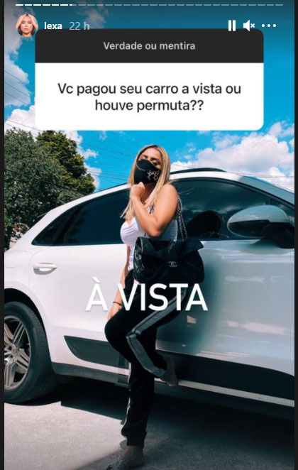 Cantora mostrou que é poderosa ao pagar carro de luxo à vista