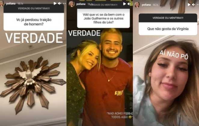 Poliana Rocha respondeu a perguntas de fãs no Instagram
