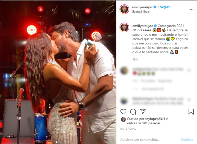 Publicação de Emilly Araujo na web