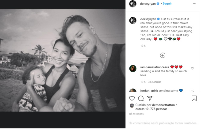 Naya Rivera recebeu homenagem na web