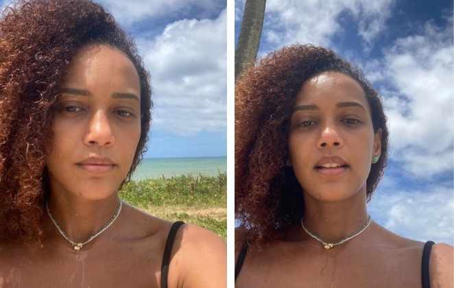 Tais Araujo publica fotos de viagem à Bahia