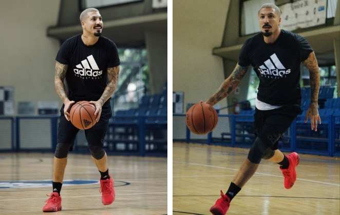 Fernando relembra sua experiência quadra de basquete