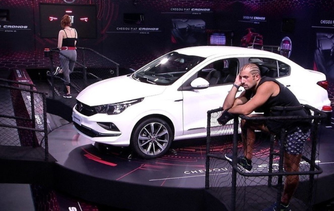 Kaysar e Ana Clara na Prova