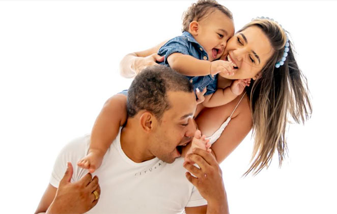 A família do ator em belo ensaio fotográfico, pelas lentes de Érica Breciani