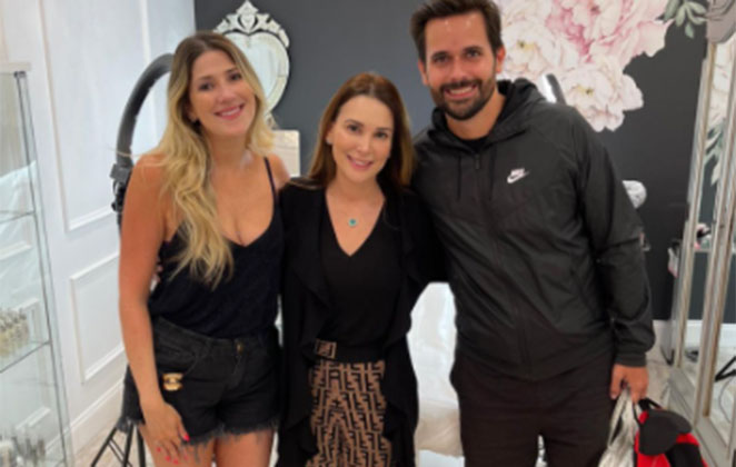 Os noivos reservaram uma deliciosa tarde de beleza em Orlando