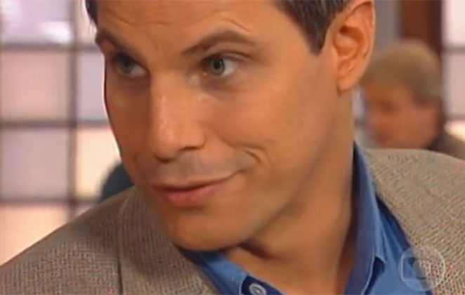 Edson Celulari, como Henrique, em Torre de Babel