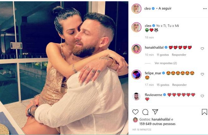 Publicação de Cleo na web