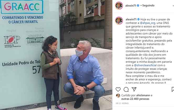 Alexandre Correa conhece trabalho da Ahpas