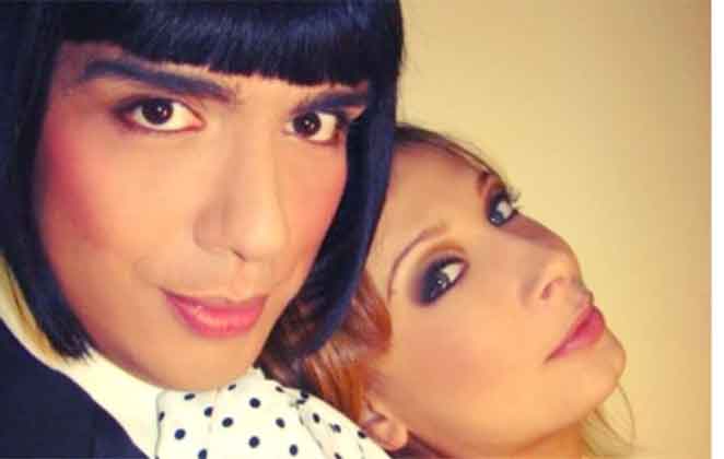 Caike Luna como o fiel assistente de Lady Kate (Katiuscia Canoro)