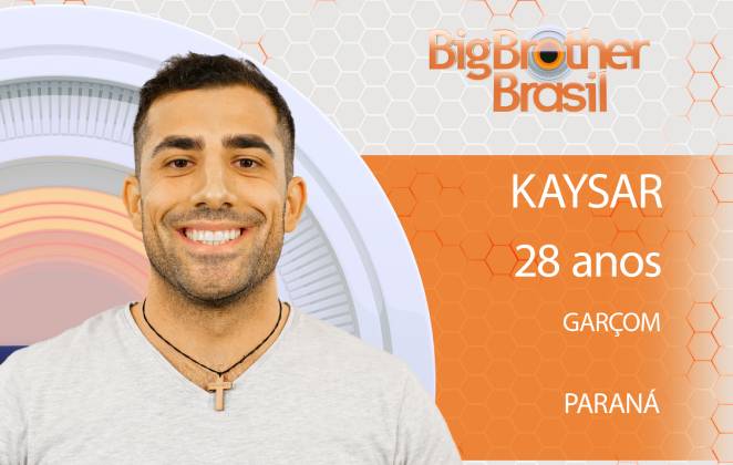 Anúncio de Kaysar Dadour no BBB18