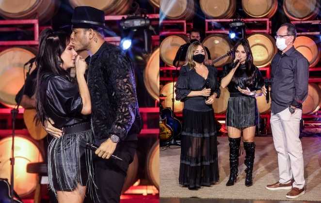 Gabi Martins recebeu o namorado Tierry e os pais em live