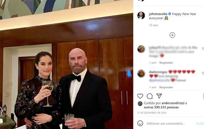 John Travolta e a filha Ella Bleu