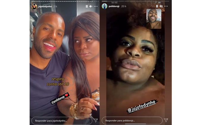 Jojo Todynho assumiu publicamente o namoro com Polidoro Júnior