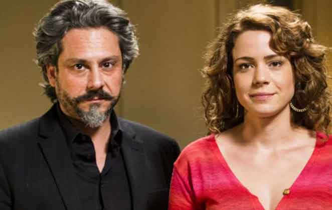 José Alfredo (Alexandre Nero) e Cristina (Leandra Leal)