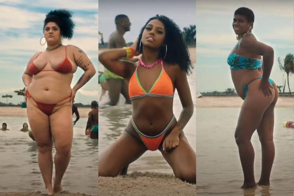 Os corpos do clipe eram bastante variados e dievrsificados