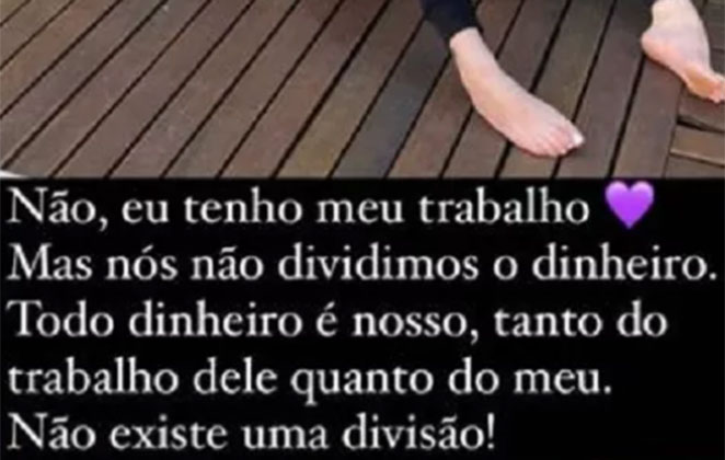 Modelo respondeu dúvidas de internautas nos stories