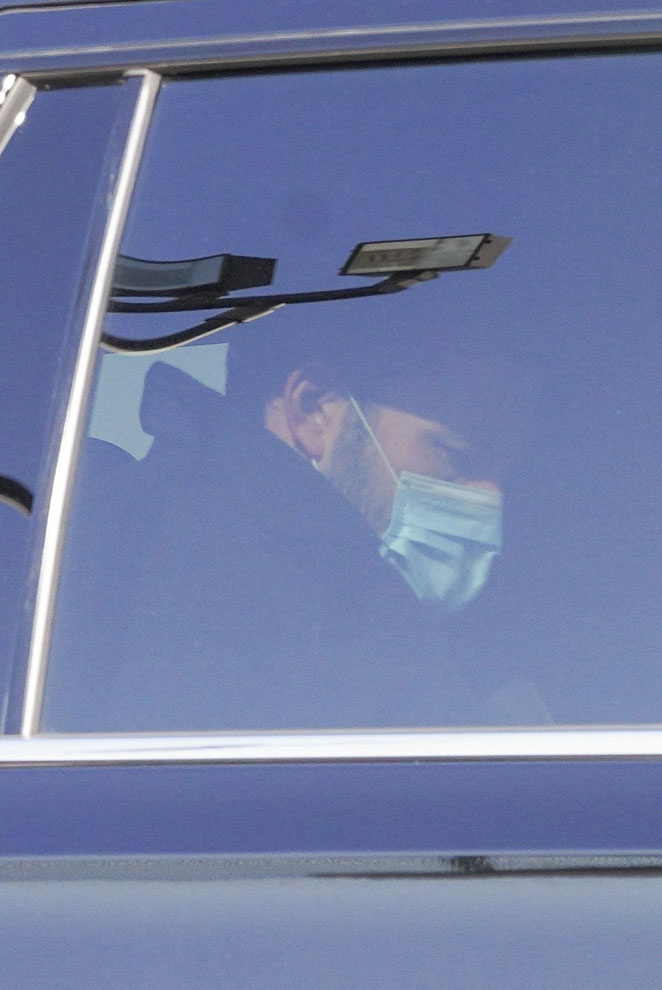 Ben Affleck dentro do carro