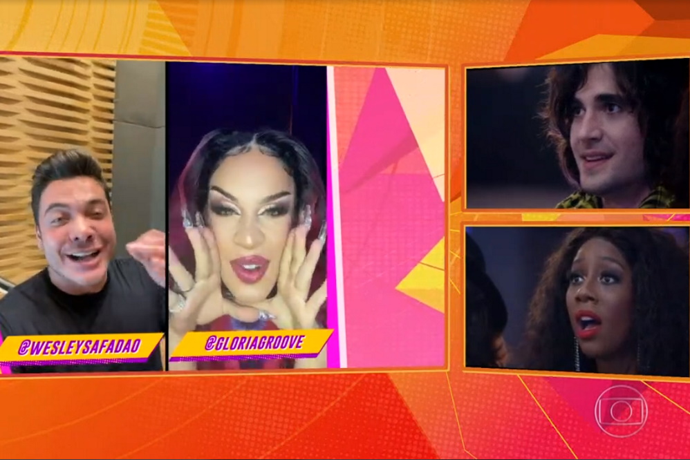 Os finalistas viram mensagens dos famosos