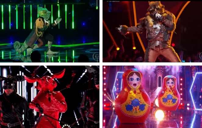 Fantasias usadas no reality musical