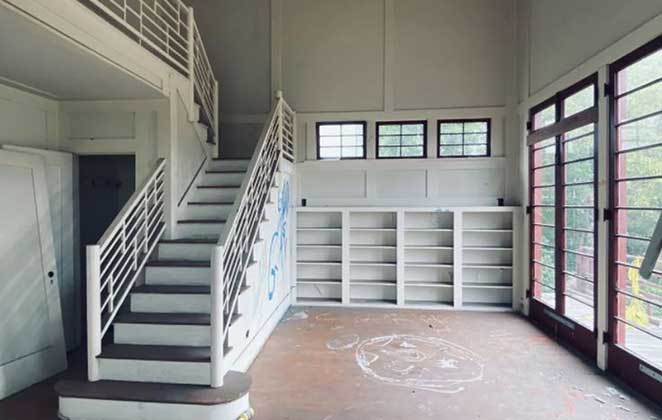 Interior da casa de Kurt Cobain