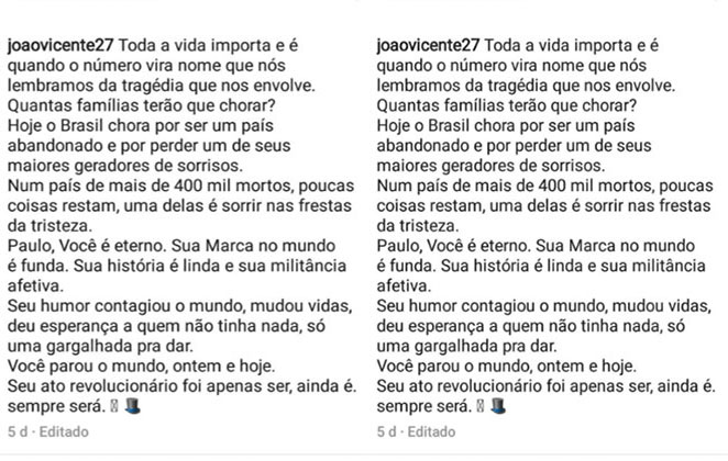 João Vicente Castro irritou Antonia Fontenelle com seu post