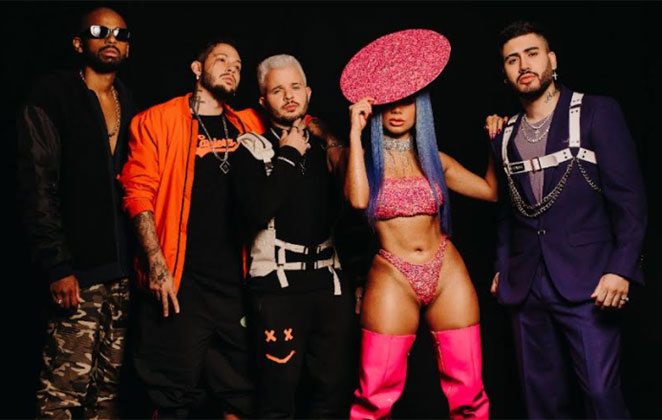 Lexa contou com algumas participações especiais no clipe