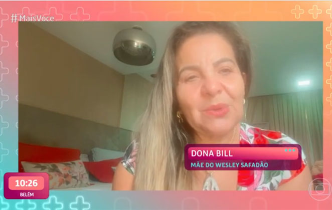 Dona Bill, mãe de Wesley Safadão, homenageia o filho