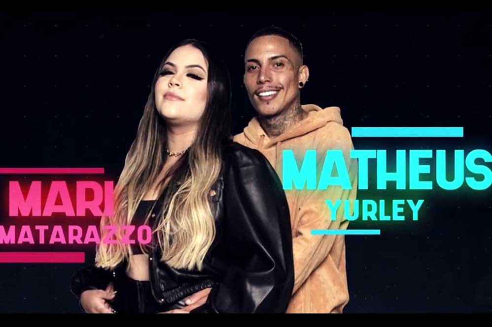 Mari Matarazzo, digital influencer e o companheiro Matheus Yurley, influencer e empresário