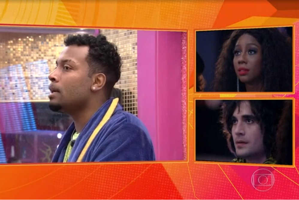 Os finalistas viram VTs da edição