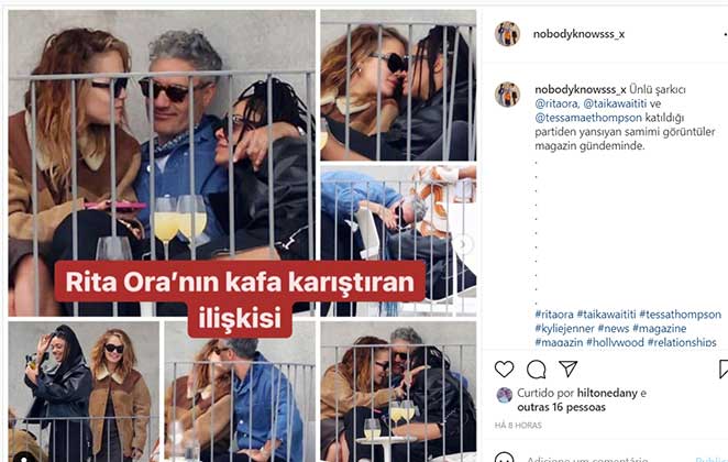 Rita Ora num triângulo amoroso?