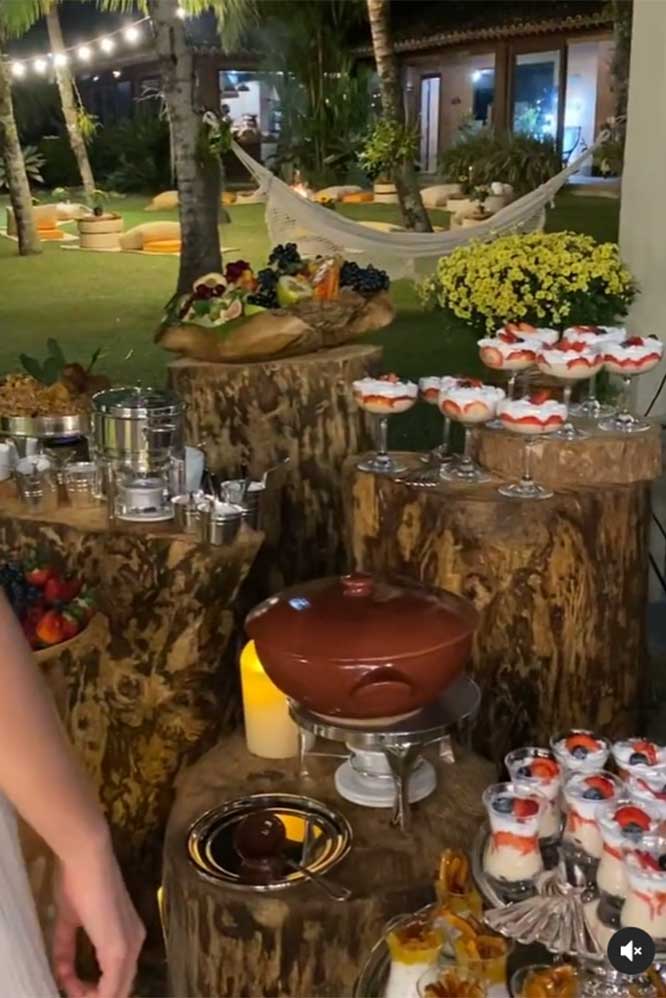 O buffet vegano de sobremesas